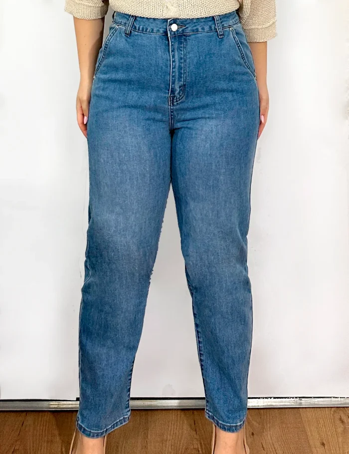 Jeans Mom Fit Flores
