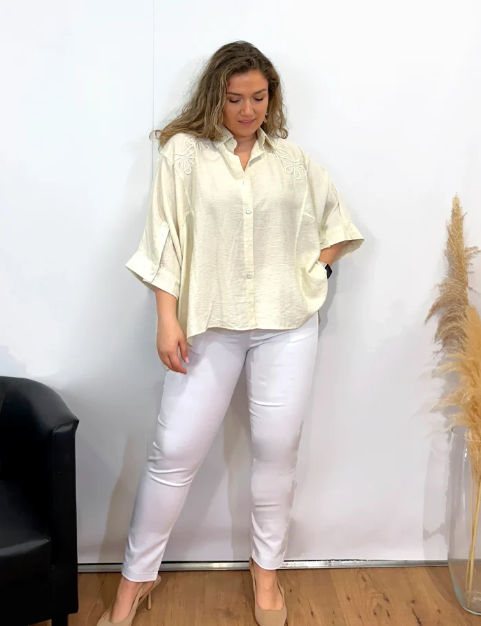 Pantalón Chino Blanco - Imagen 4