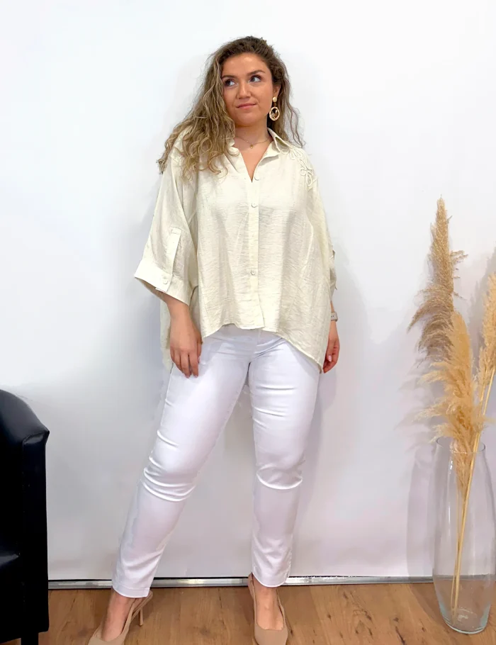 Pantalón Chino Blanco - Imagen 2