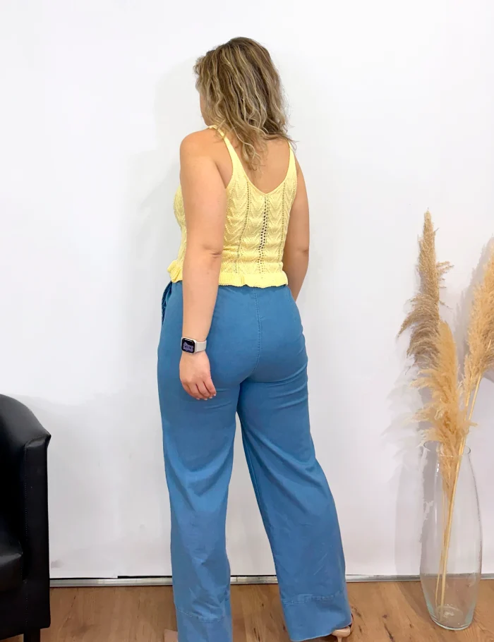 Top Crochet Amarillo - Imagen 2