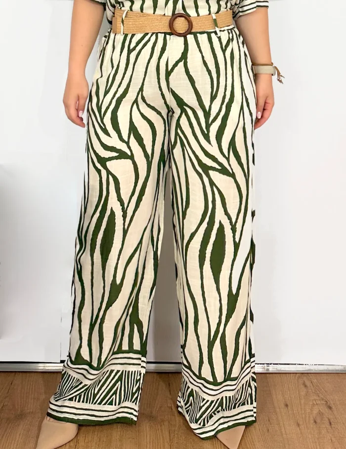 Pantalón Fluido Animal Print