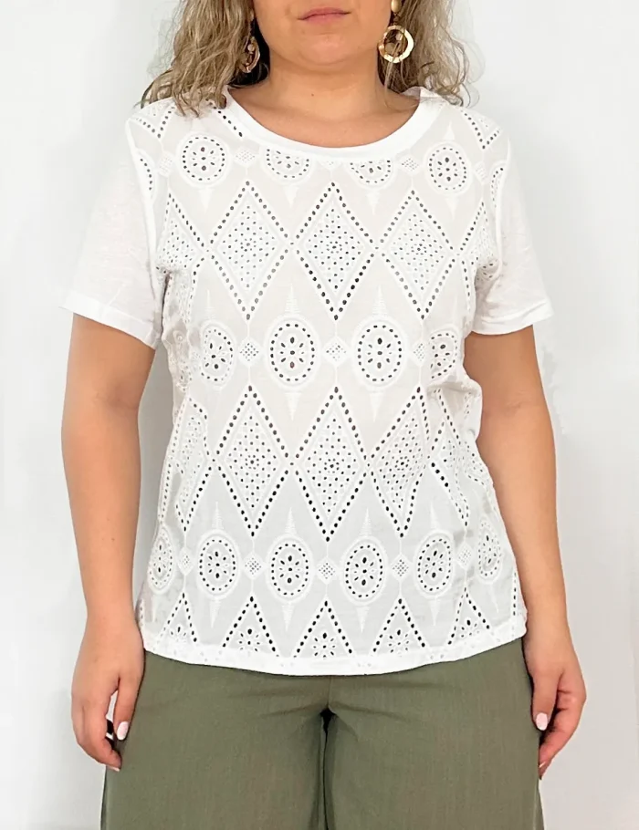 Camiseta Bordado Suizo - Imagen 2