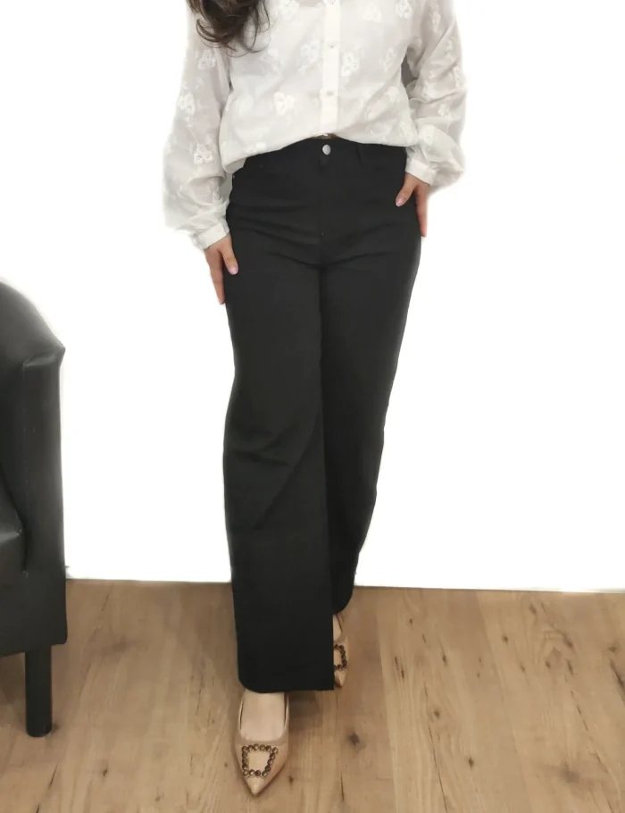 Pantalón Wide Leg Negro