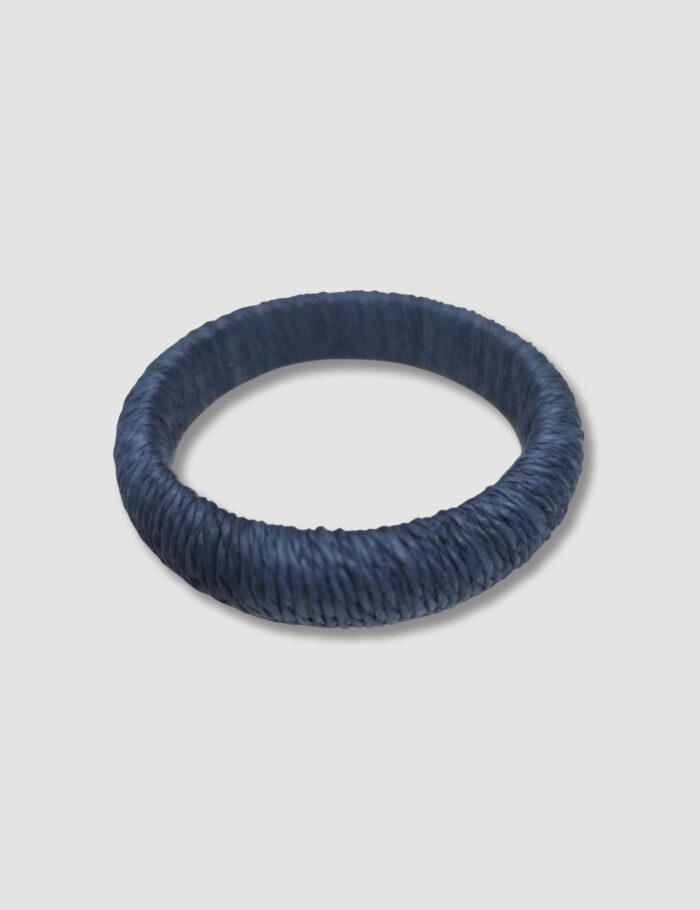 Pulsera De Rafia Color Azul