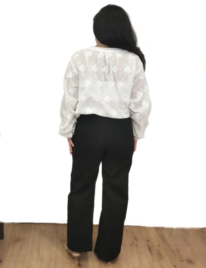 Camisa Blanca Bordada - Imagen 3