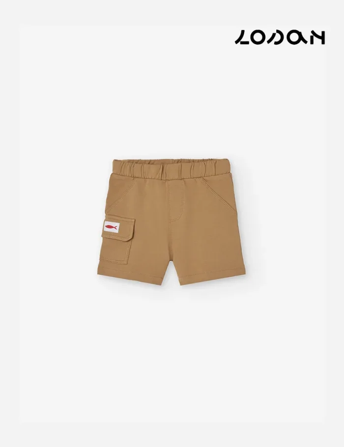 Short Bolsillos Dark Beige