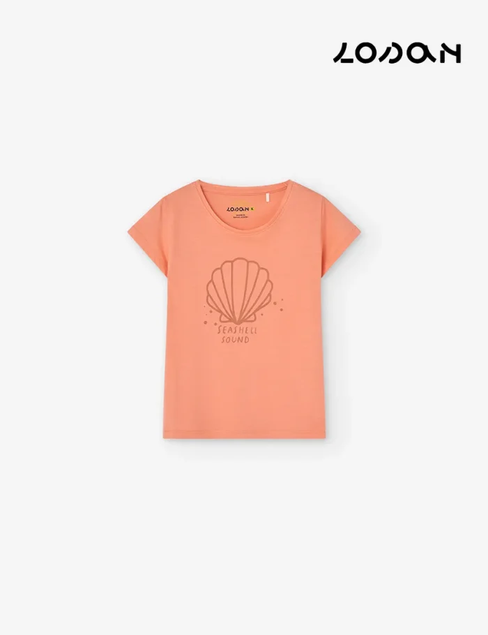 Camiseta Concha Salmón