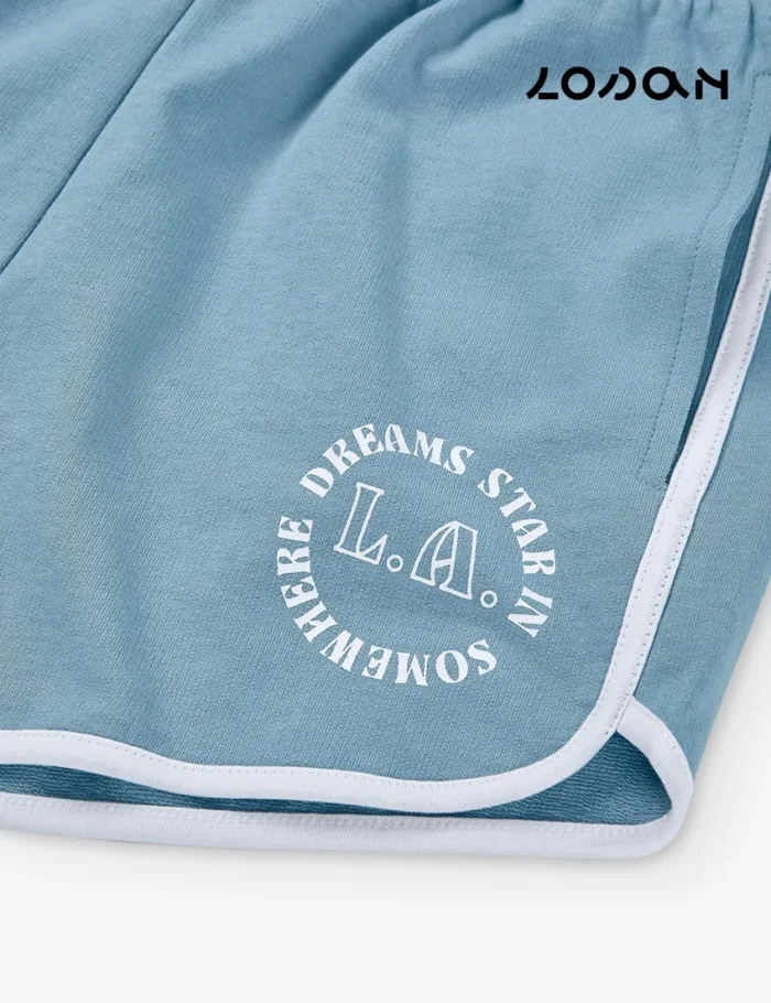 Short Fleece Azul - Imagen 2