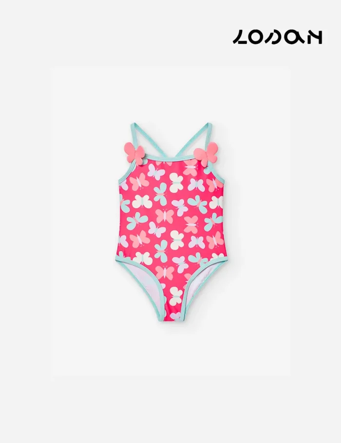 Bañador Mariposas Fucsia