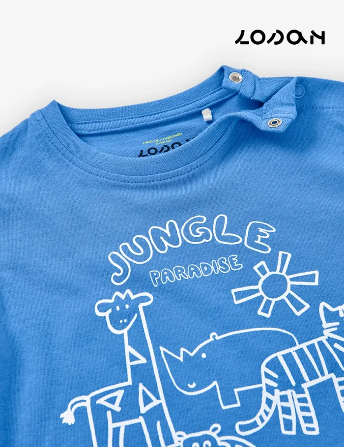 Camiseta Jungle Azul - Imagen 3
