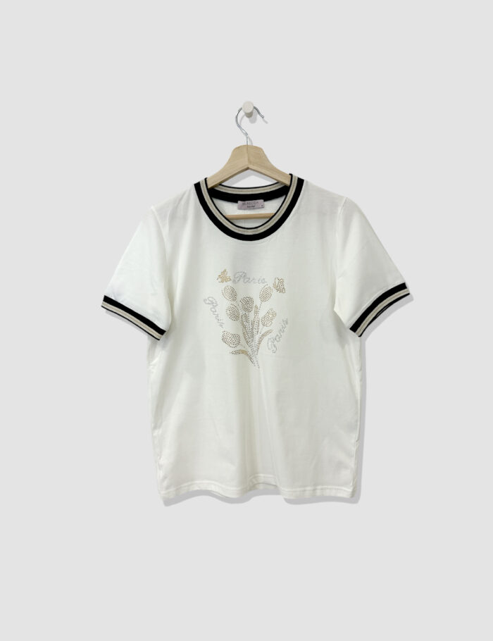 Camiseta Brillantes Cruda