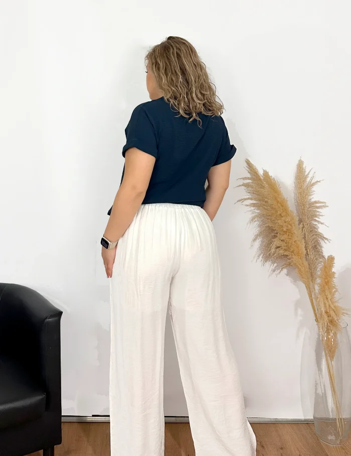 Pantalón Basic Blanco - Imagen 3