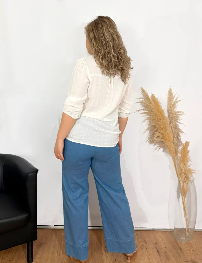 Blusa Bambula Bordado - Imagen 3
