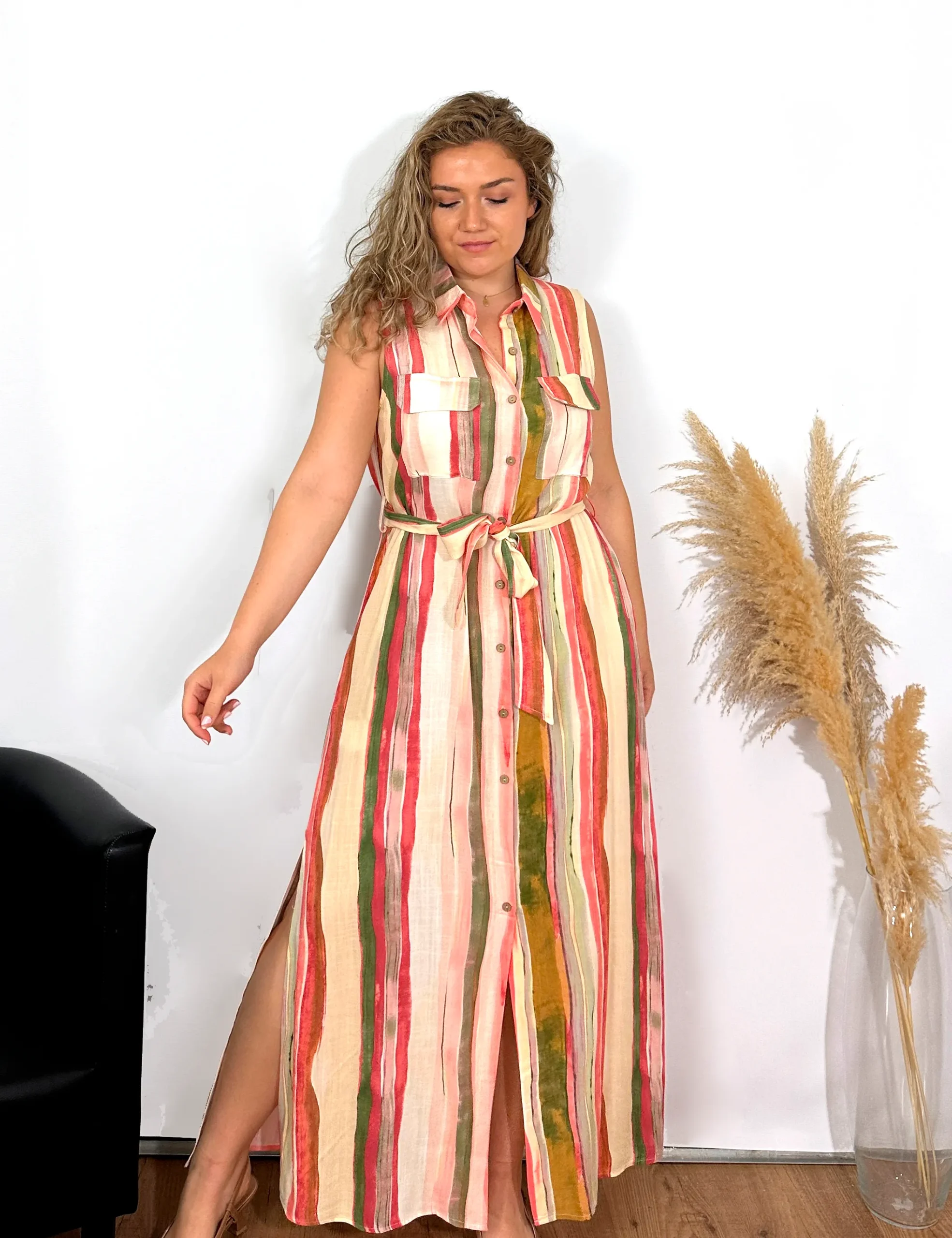 Vestido Rayas Maxi