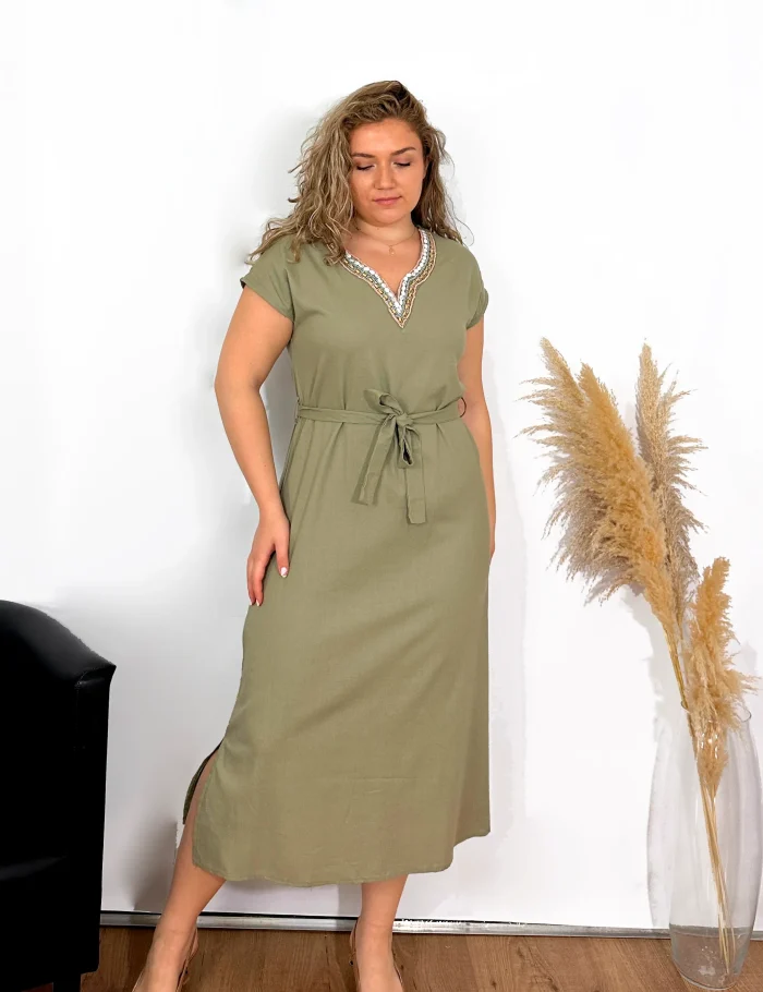Vestido Tunica Kaki