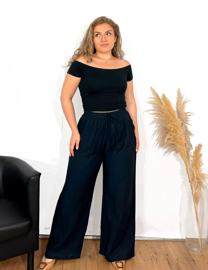 Pantalón Basic Negro - Imagen 4