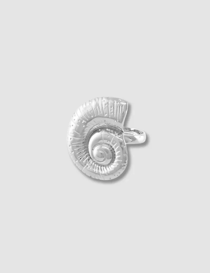 Anillo Acero Caracola