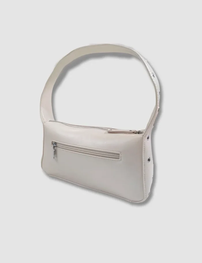 Bolso Blanco Tachuelas - Imagen 3