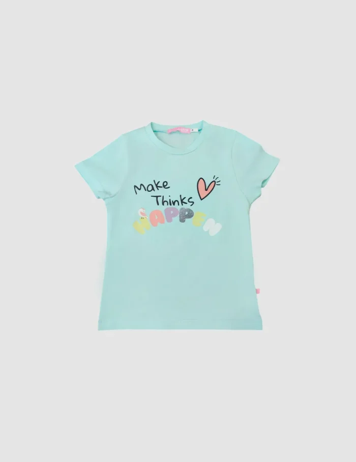 Camiseta Happen Verde Agua