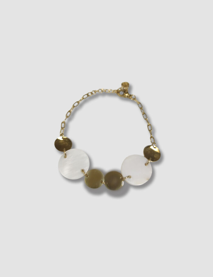 Pulsera Acero Nacar