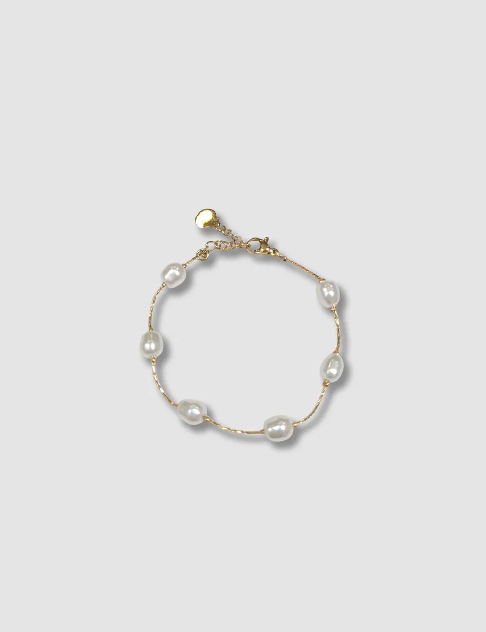 Pulsera Acero Perlas