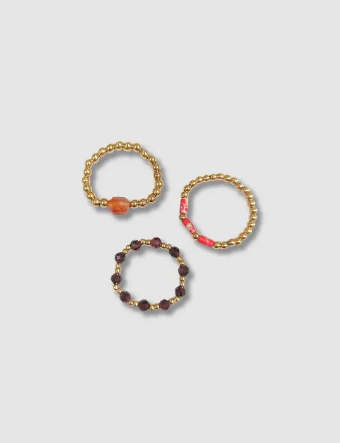 Anillo Piedra Pack De 3 - Imagen 2