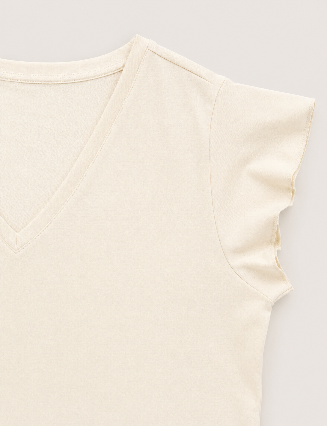 Alternative view of Camiseta Con Volantes Crudo