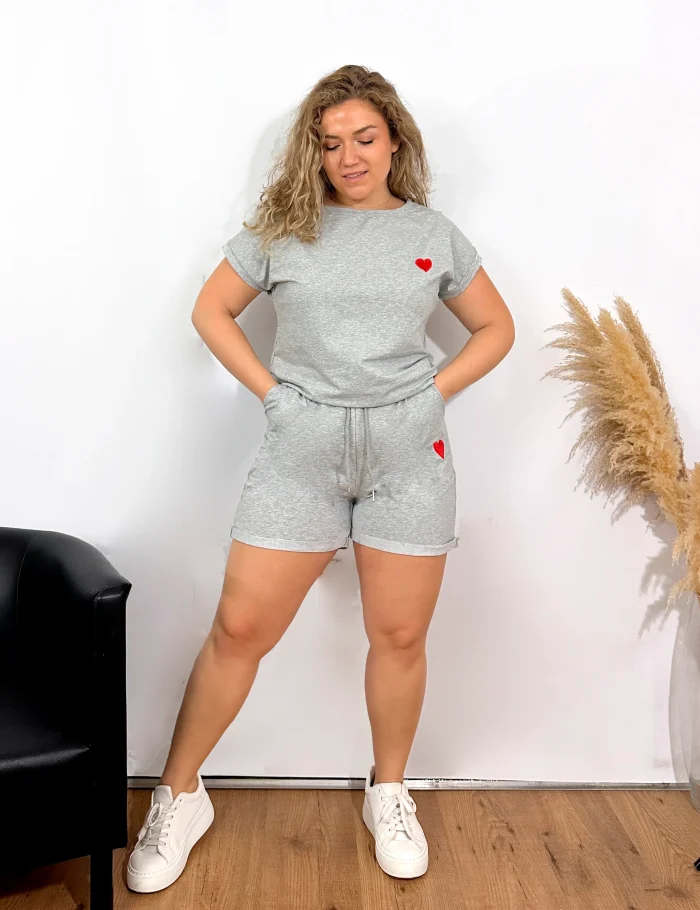Short Corazón Mezcla