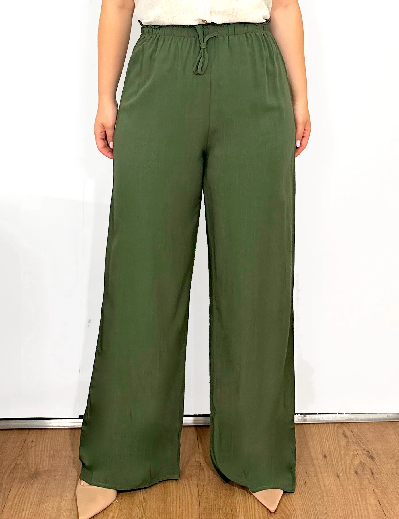 Pantalón Fluido Kaki