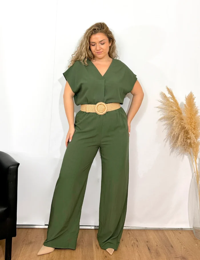 Blusa Lino Kaki