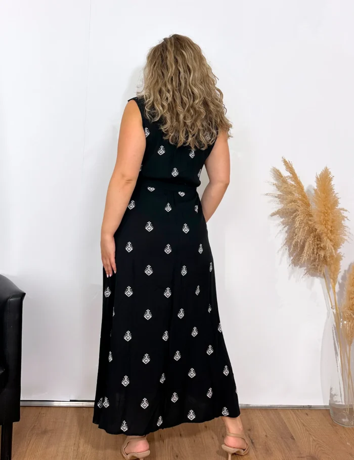 Vestido Camisero Negro - Imagen 2