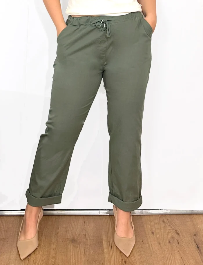 Pantalón Slim Kaki