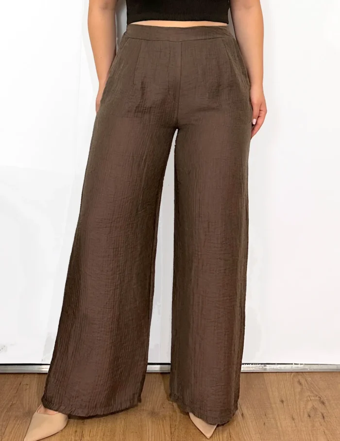 Pantalón Ancho Chocolate - Imagen 2