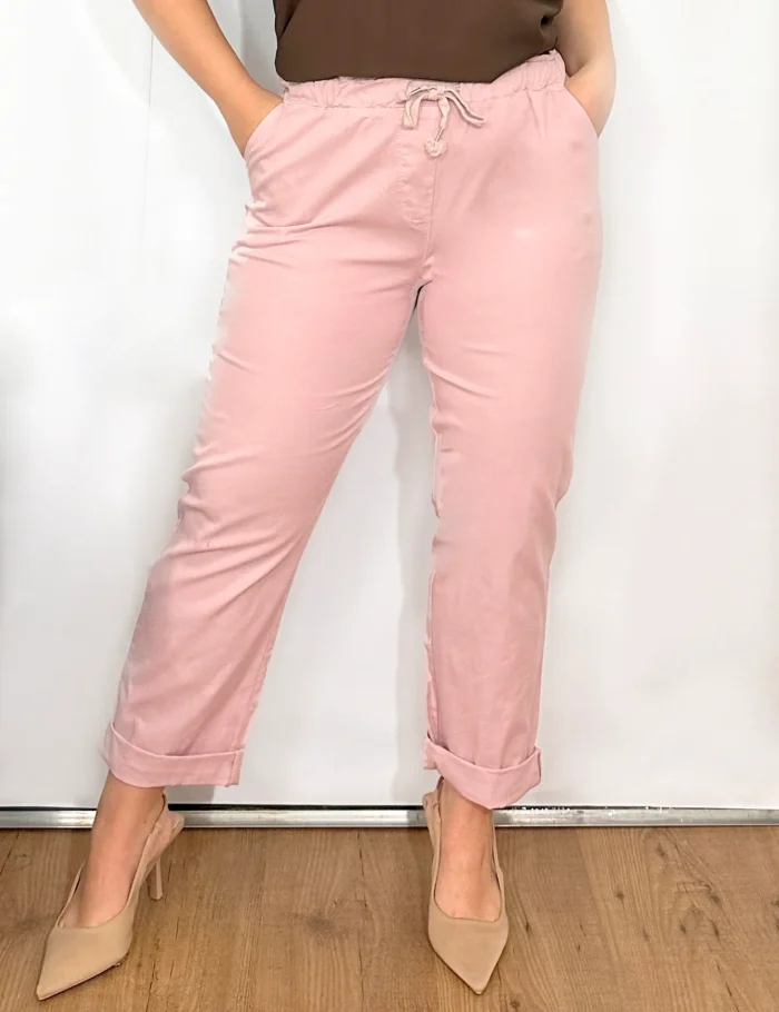 Pantalón Slim Rosa - Imagen 2