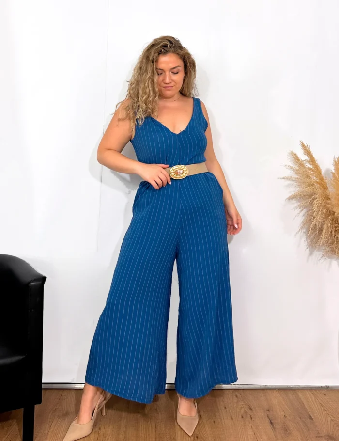 Mono Ancho Rayas Azul