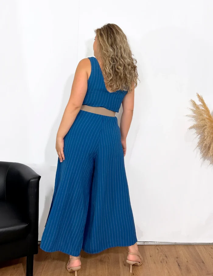 Mono Ancho Rayas Azul - Imagen 3