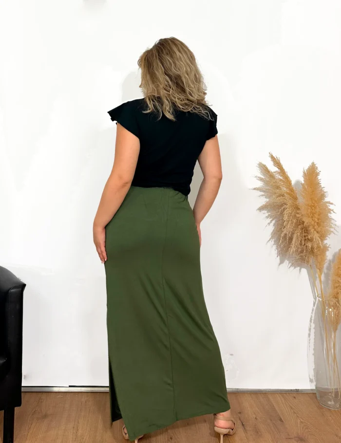 Camiseta Negra Con Volantes - Imagen 3