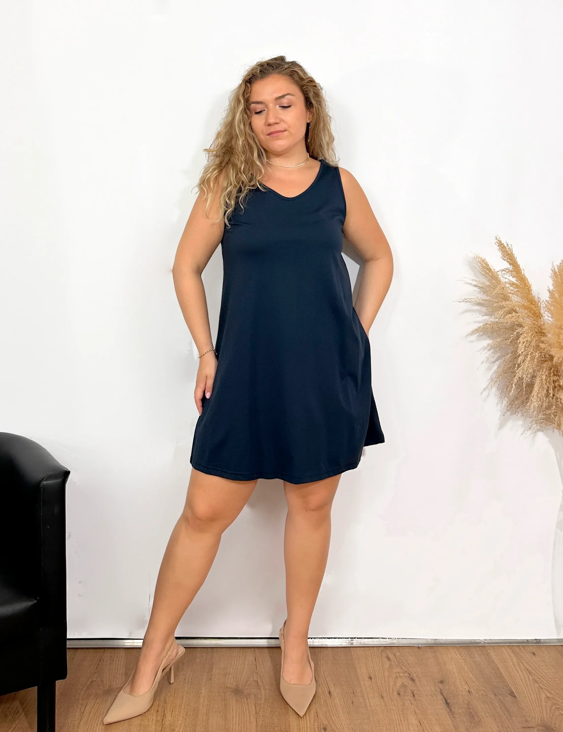 Vestido Básico Marino