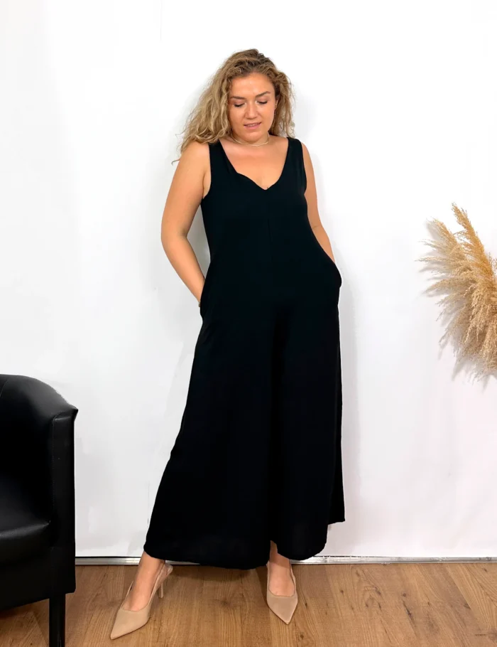Mono Ancho Liso Negro - Imagen 2