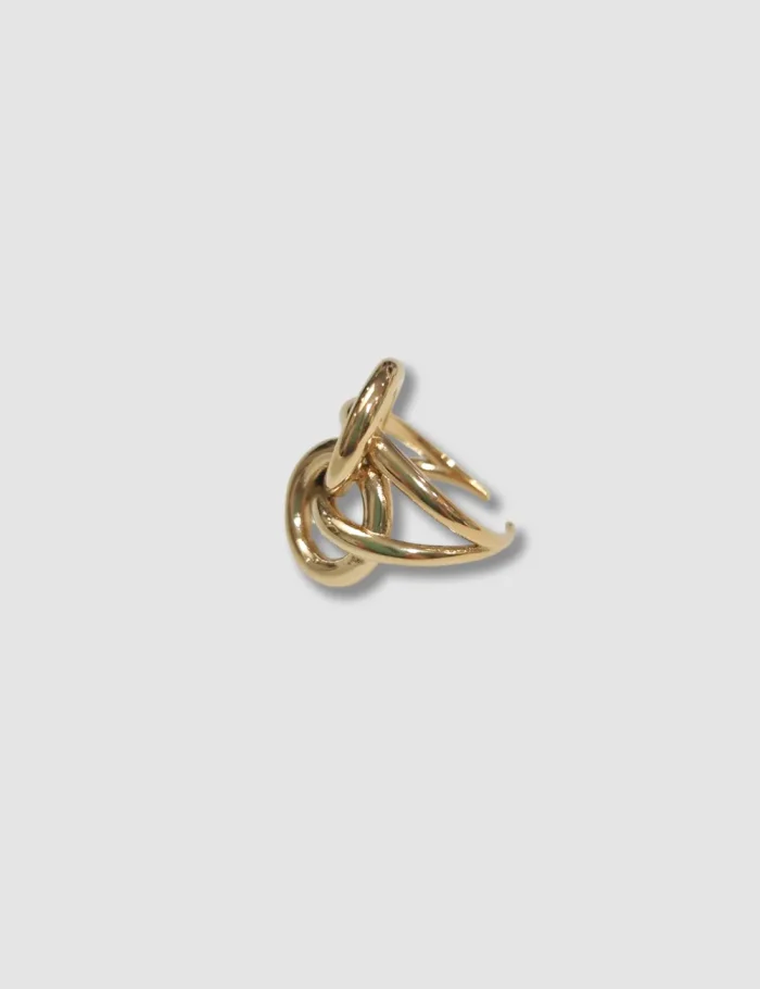 Anillo Acero Nudos - Imagen 2