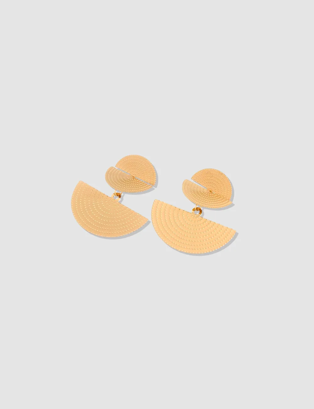 Pendientes Abanico Dorado