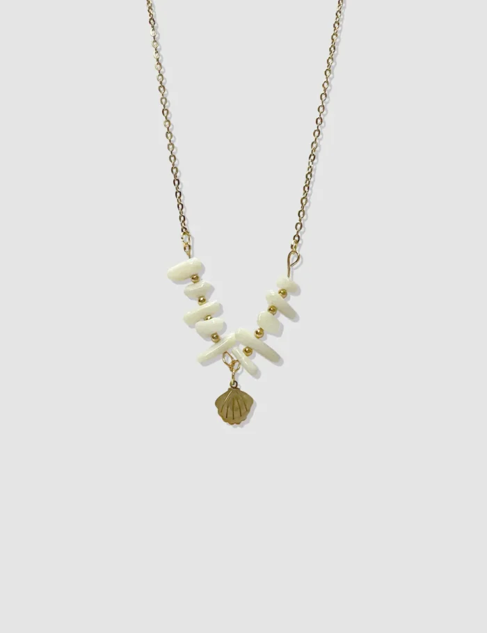 Collar Piedras Concha
