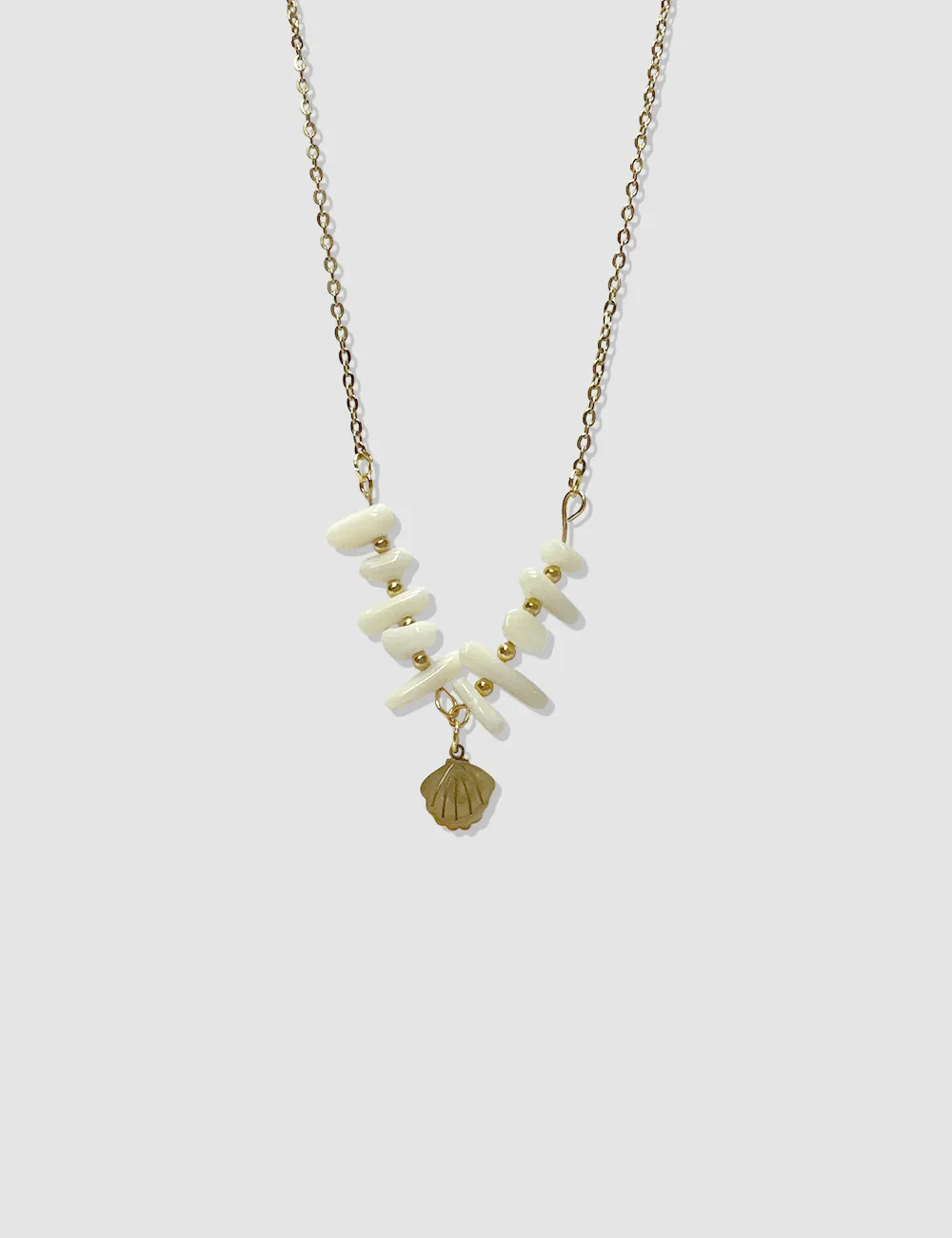 Collar Piedras Concha