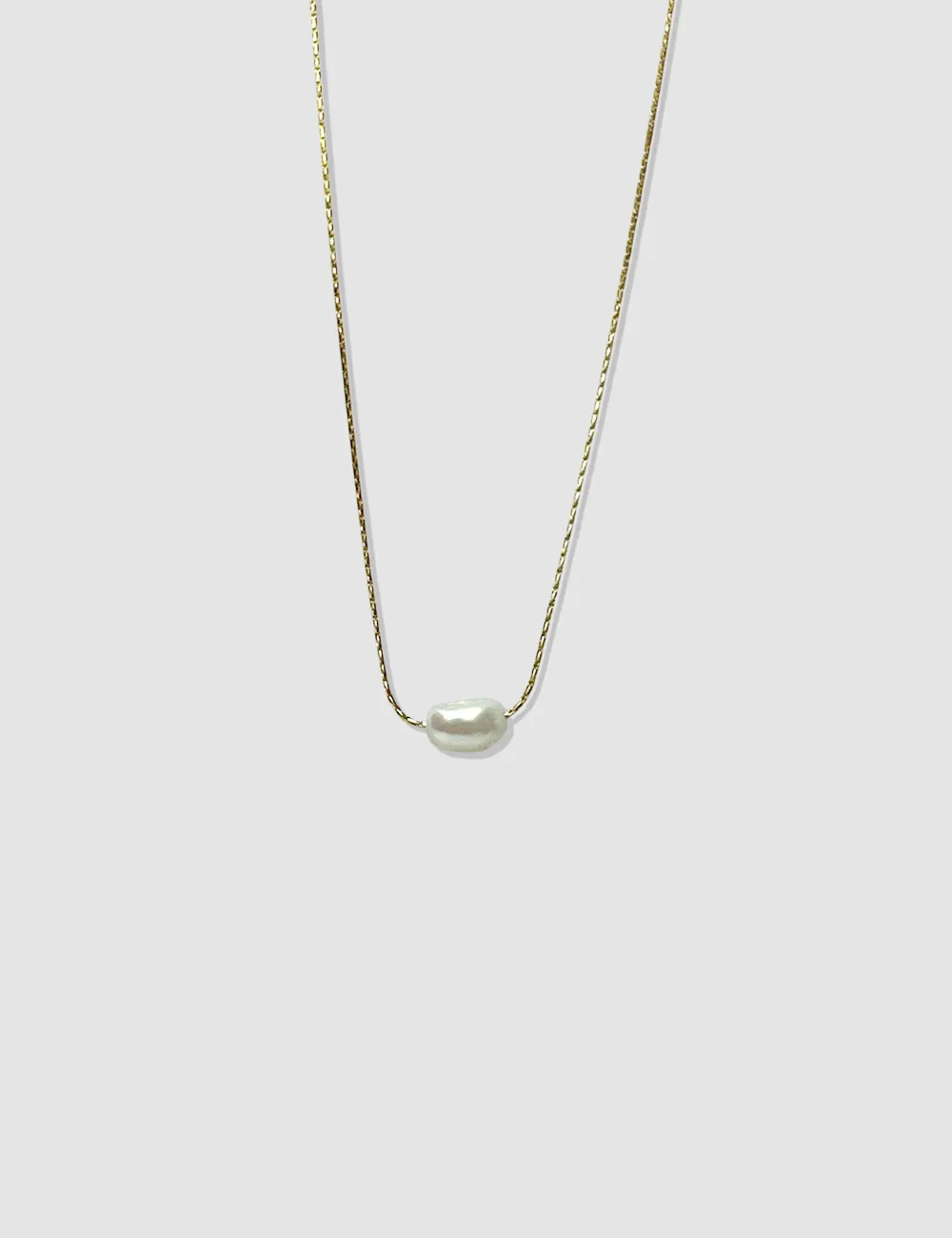 Colgante Perla Dorado