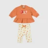 Conjunto Caracoles Naranja