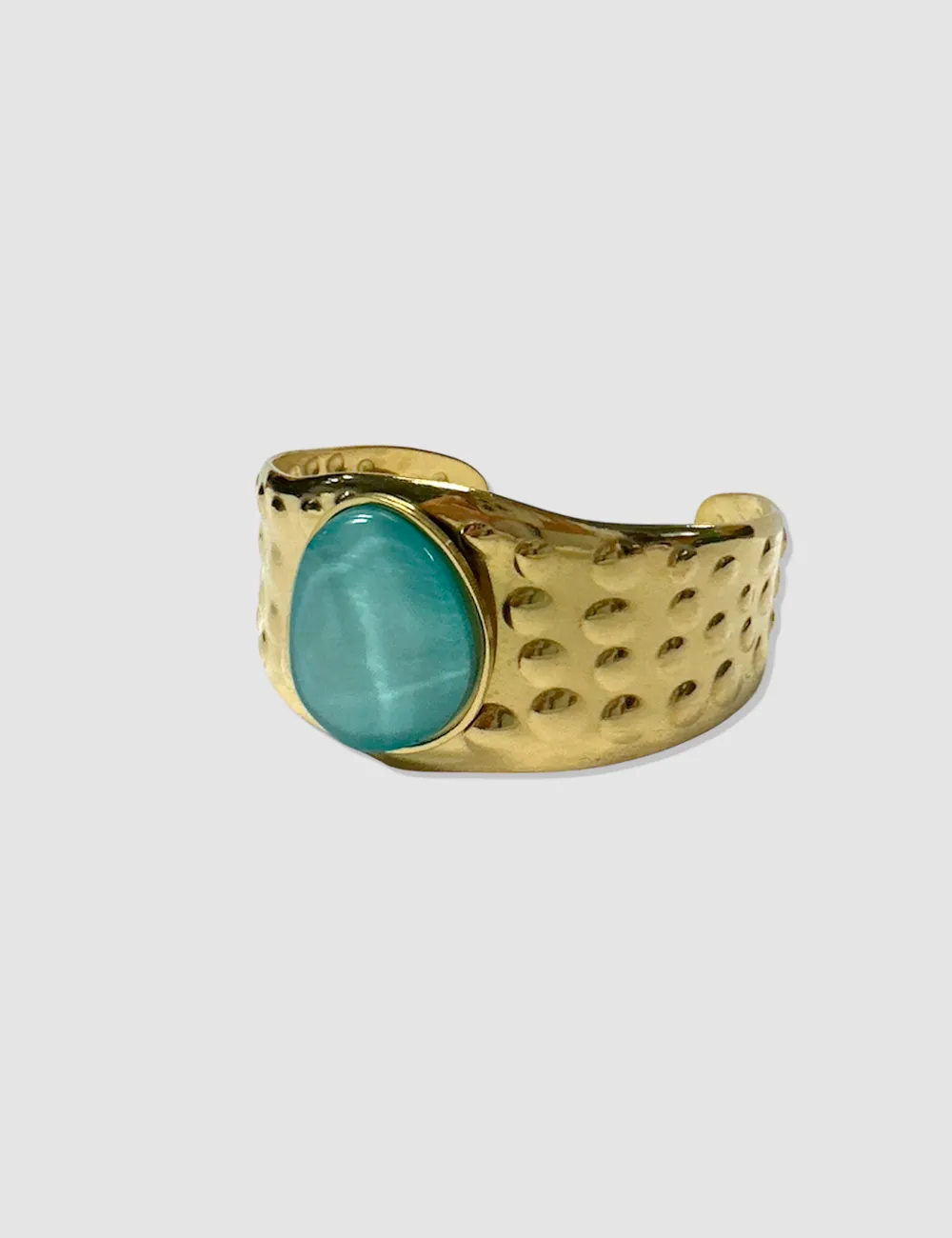 Brazalete Piedra Aqua
