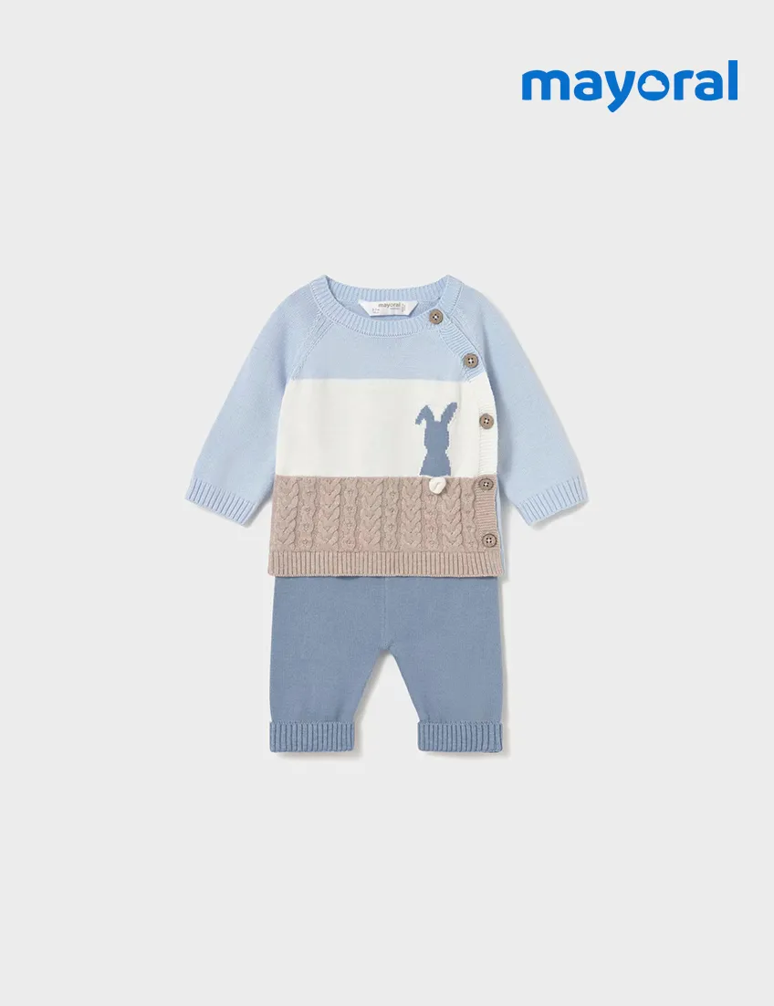 Conjunto Pantalón Largo Azul