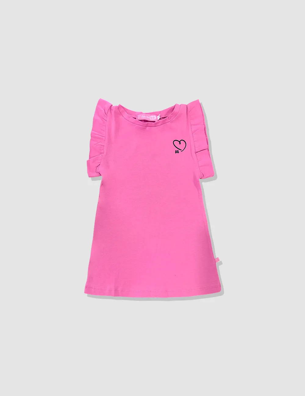 Vestido Volante Rosa