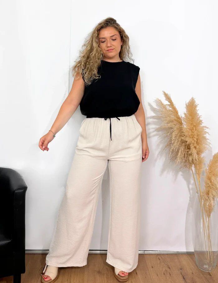 Blusa Fruncido Negra - Imagen 4