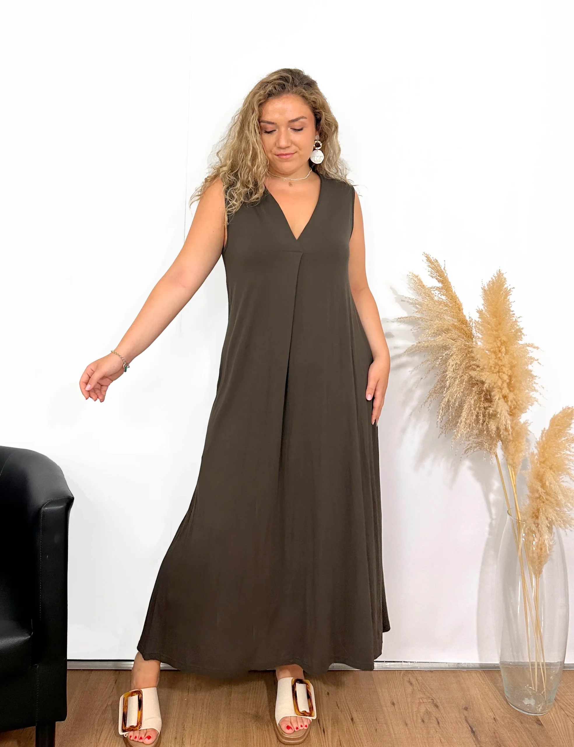 Vestido Maxi Raja Chocolate